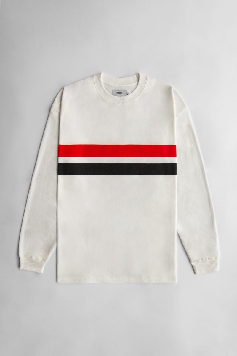 Camiseta Manga-Longa Tricolor